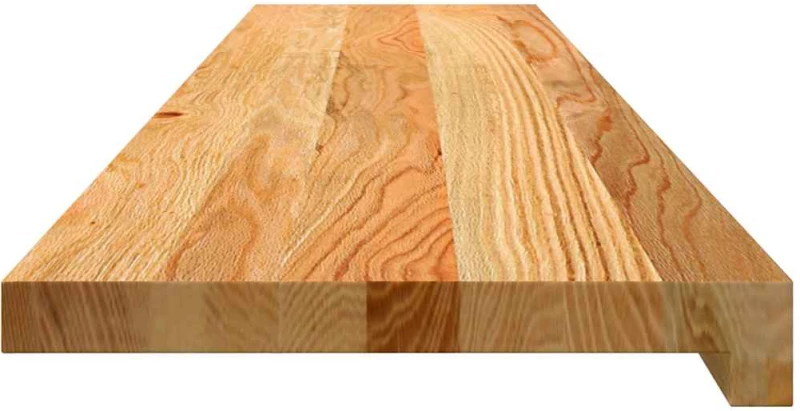 vidaXL Πατάκια Σκάλας 20 τεμ. Ανοιχτό Καφέ 120x25x2 cm Ξύλο Δρυός
