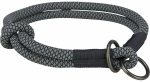 Κολάρο Εκπαίδευσης Σκύλων Trixie Soft Rope Μαύρο Γκρι S/M 40 cm