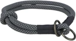 Κολάρο Εκπαίδευσης Σκύλων Trixie Soft Rope Μαύρο Γκρι S/M 40 cm