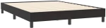 vidaXL Κρεβάτι Boxspring με Στρώμα Μαύρο 160x210 εκ. Βελούδινο