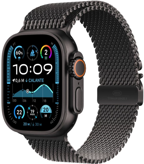 Ανδρικά Ρολόγια Apple MX5U3TY/A Μαύρο