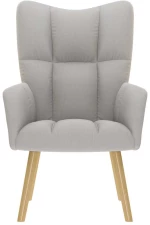 vidaXL Καρέκλα χαλάρωσης Cloud Grey Fabric