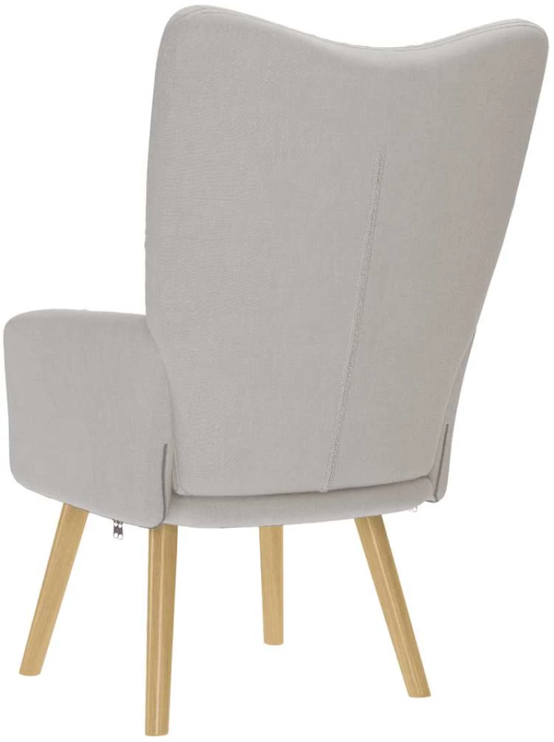 vidaXL Καρέκλα χαλάρωσης Cloud Grey Fabric