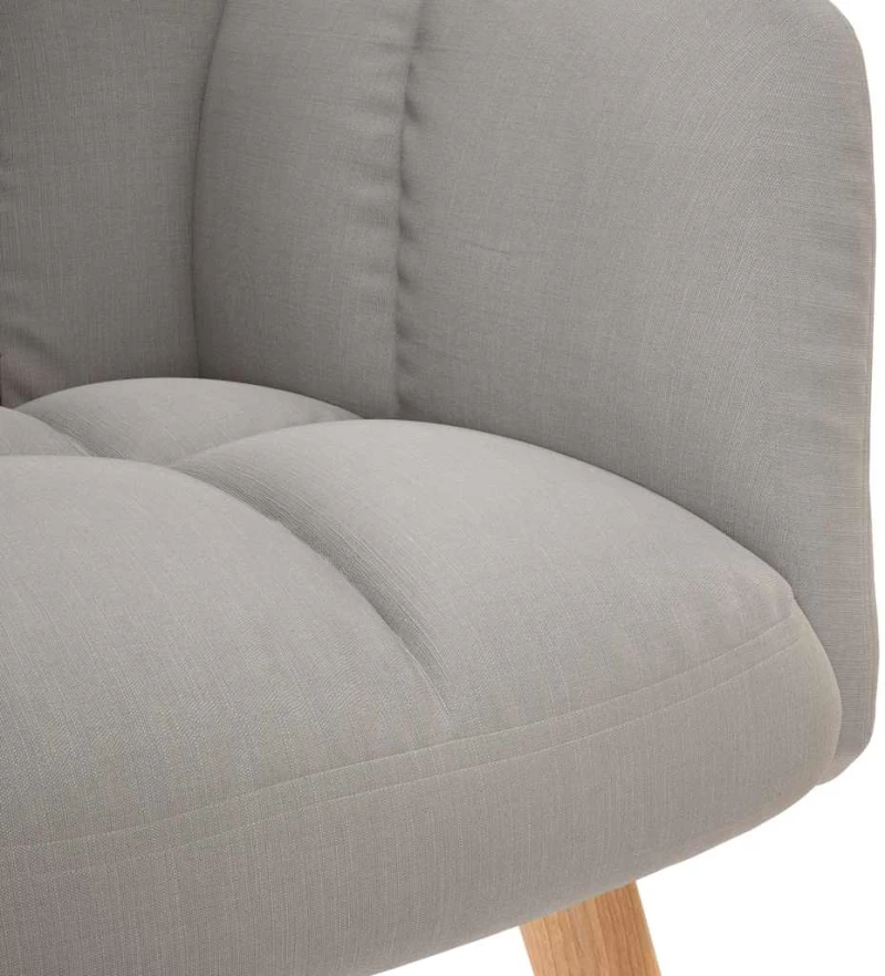 vidaXL Καρέκλα χαλάρωσης Cloud Grey Fabric