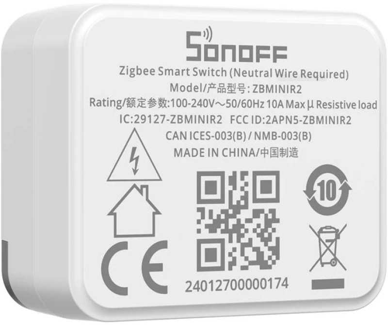 Έξυπνος διακόπτης ZigBee SONOFF ZBMINIR2