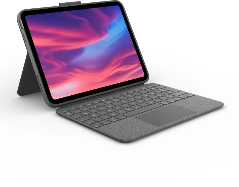 Θήκη για iPad + Πληκτρολόγιο Logitech Combo Touch Γκρι Ισπανικό Qwerty