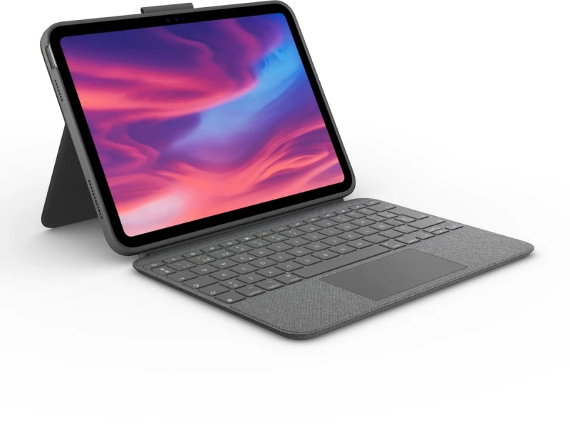 Θήκη για iPad + Πληκτρολόγιο Logitech Combo Touch Γκρι Ισπανικό Qwerty