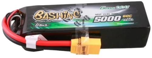 Gens ace G-Tech 5000mAh 14.8V 4S1P 60C Lipo Battery Pack with XT90 Plug-Bashing Series