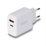 Φορτιστής Αυτοκινήτου LINDY 73424 Λευκό 18 W 30 W