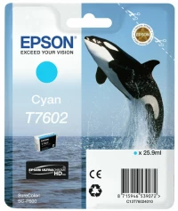 Αυθεντικό Φυσίγγιο μελάνης Epson C13T76024010 Κυανό