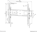 Βάση Τηλεόρασης Neomounts WL35-750BL18 43"