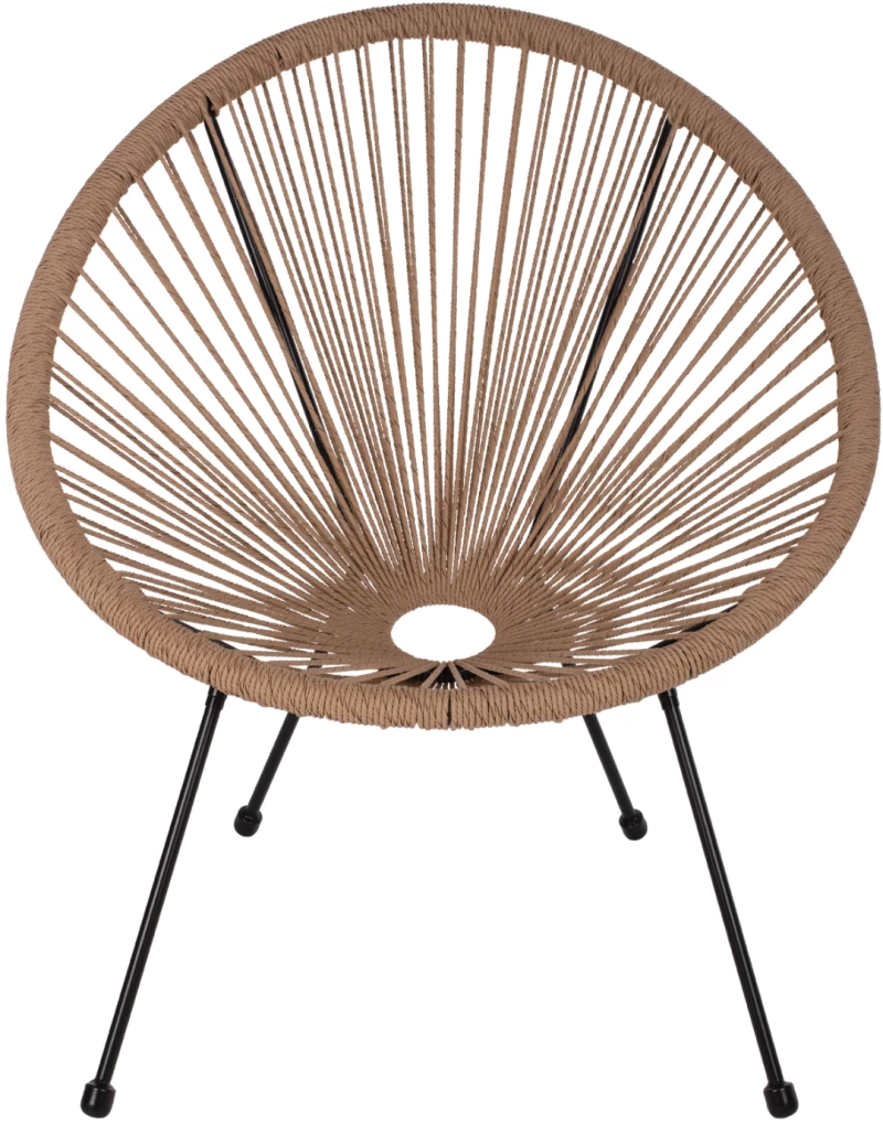 ΣΕΤ ΕΞΩΤΕΡΙΚΟΥ ΧΩΡΟΥ 3ΤΜΧ ACAPULCO HM21100 TWISTED WICKER-ΜΕΤΑΛΛΟ
