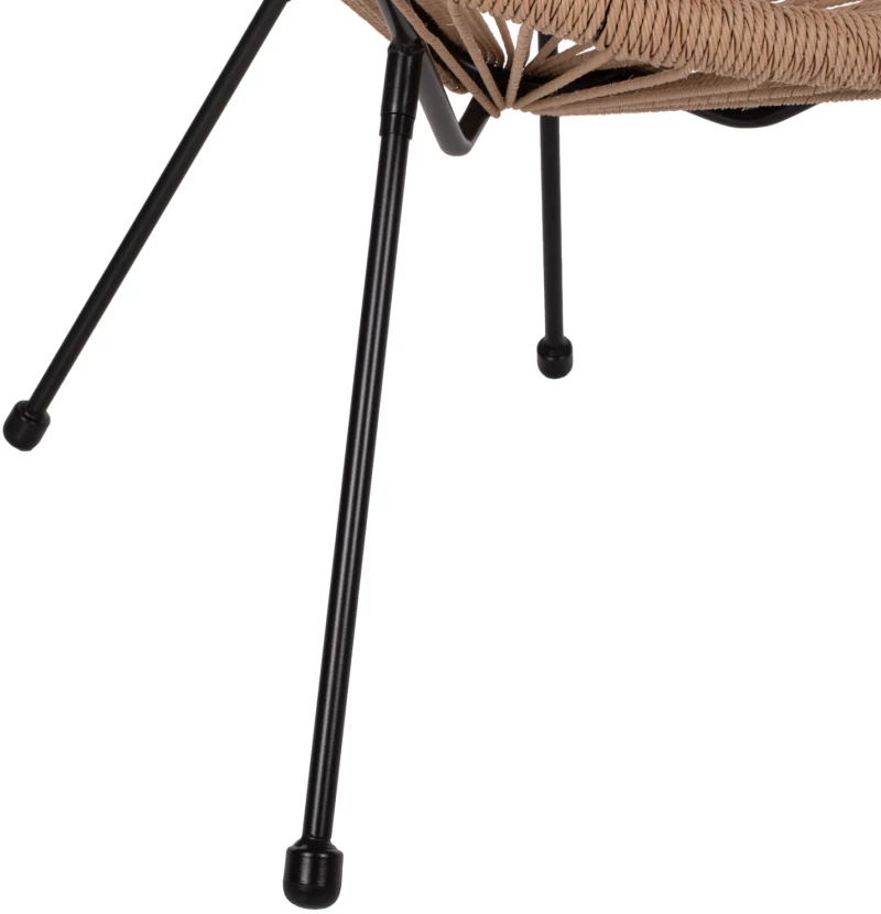 ΣΕΤ ΕΞΩΤΕΡΙΚΟΥ ΧΩΡΟΥ 3ΤΜΧ ACAPULCO HM21100 TWISTED WICKER-ΜΕΤΑΛΛΟ