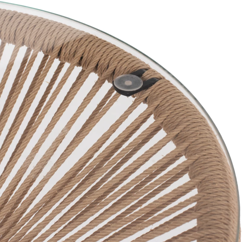 ΣΕΤ ΕΞΩΤΕΡΙΚΟΥ ΧΩΡΟΥ 3ΤΜΧ ACAPULCO HM21100 TWISTED WICKER-ΜΕΤΑΛΛΟ