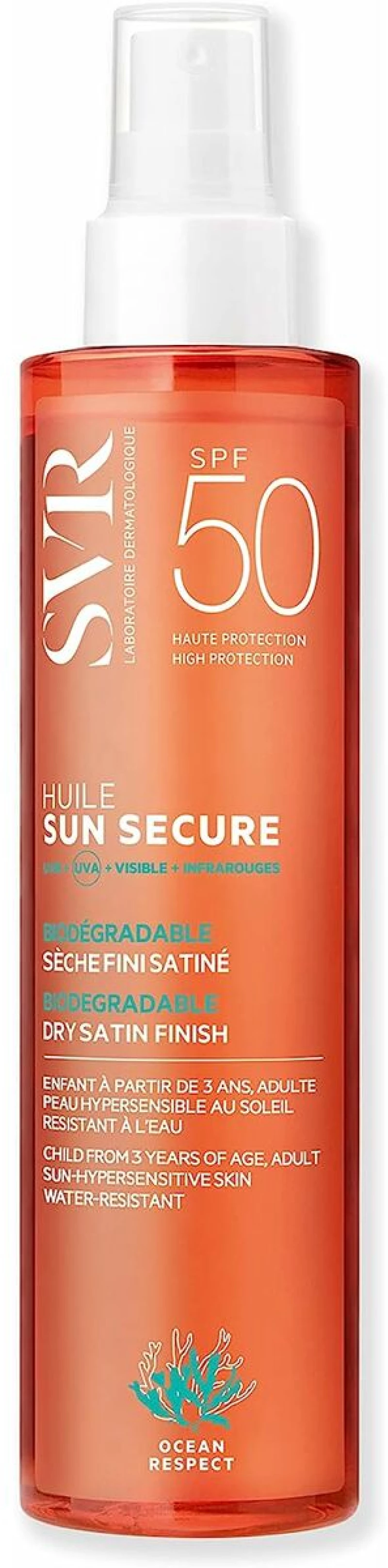 Λάδι Μαυρίσματος SVR Sun Secure SPF 50+ 200 ml