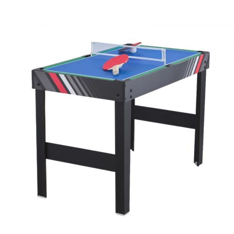 VEVOR 122cm Air Hockey Table 4-in-1 Combo Game Table Foosball Ping Pong Billiard