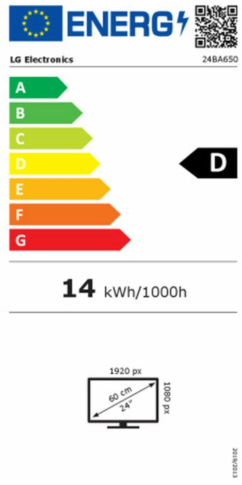 Οθόνη LG 24BA650-B