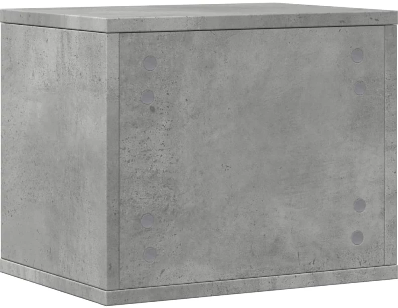 vidaXL Έπιπλο Οργάνωσης Γραφείου Γκρι Σκυρ. 36x26x29,5εκ Επεξ. Ξύλο