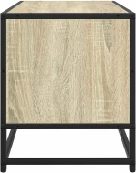 vidaXL Έπιπλο Τηλεόρασης Sonoma Δρυς 100x34,5x40 εκ Επεξ. Ξύλο/Μέταλλο