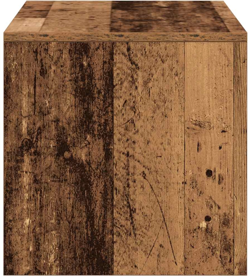 vidaXL Έπιπλο Τηλεόρασης Παλιό Ξύλο 100 x 40 x 40 εκ. από Μοριοσανίδα