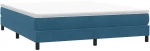 vidaXL Κρεβάτι Boxspring χωρίς Στρώμα Σκούρο Μπλε 180x210 εκ Βελούδινο