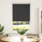 vidaXL Ρολέρ Μπλακάουτ Μαύρο 85x175 cm Πλάτος υφάσματος 80,7 cm