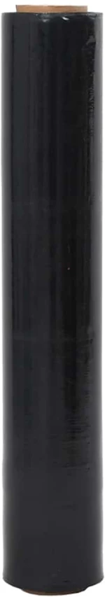 vidaXL Stretch Film 2 τεμάχια Μαύρο 30 μm 50 cm x 300 m