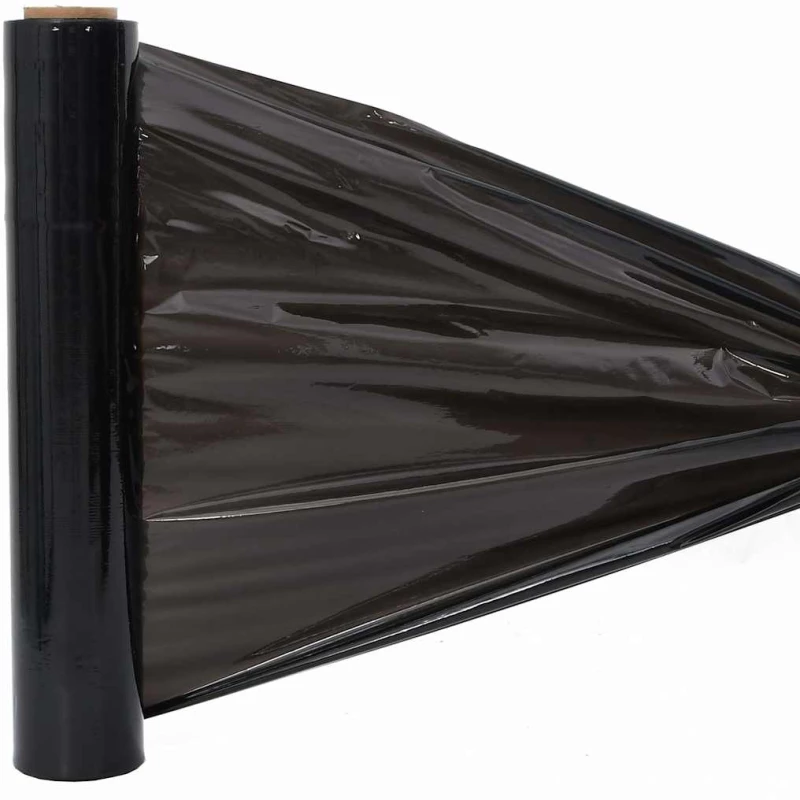 vidaXL Stretch Film 2 τεμάχια Μαύρο 30 μm 50 cm x 300 m