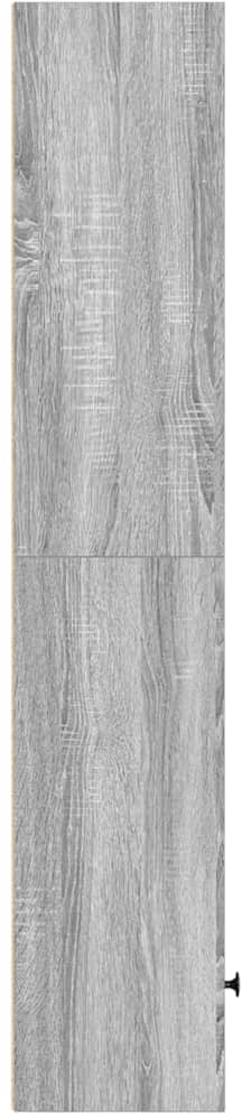 vidaXL Βιβλιοθήκη Γκρι Sonoma 31x24x127 εκ. από Επεξεργασμένο Ξύλο