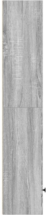 vidaXL Βιβλιοθήκη Γκρι Sonoma 31x24x127 εκ. από Επεξεργασμένο Ξύλο