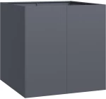 vidaXL Ζαρντινιέρα Ανθρακί 80x80x80 εκ. από Χάλυβα