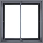 vidaXL Ζαρντινιέρα Ανθρακί 80x80x80 εκ. από Χάλυβα