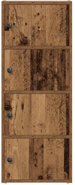 vidaXL Βιβλιοθήκη Όψη Παλαιού Ξύλου 40x24x102 εκ. Επεξεργασμένο Ξύλο