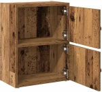 vidaXL Βιβλιοθήκη Όψη Παλαιού Ξύλου 40x24x52 εκ. Επεξεργασμένο Ξύλο