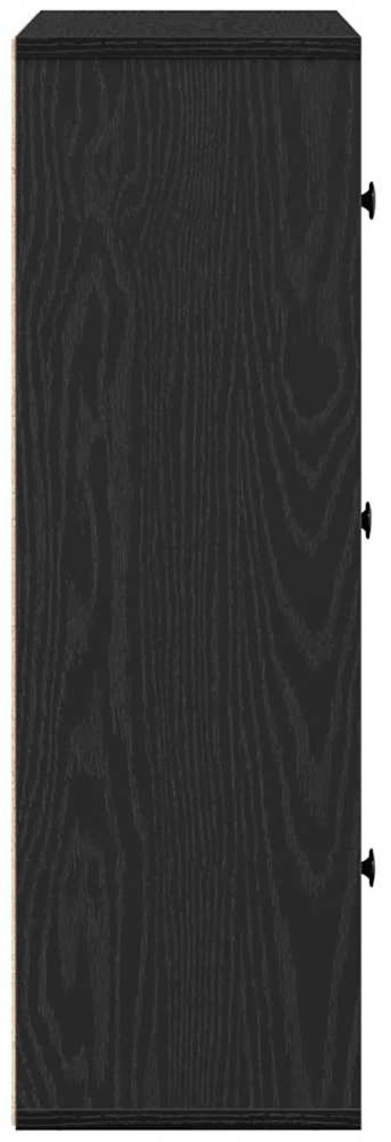 vidaXL Βιβλιοθήκη Μαύρη Δρυς 60x24x76,5 εκ. Κατασκευασμένο ξύλο