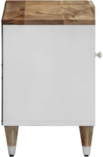 vidaXL Έπιπλο Τηλεόρασης 80x31,5x46 εκ. από Μασίφ Ξύλο Μάνγκο