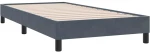 vidaXL Box Spring Κρεβάτι με στρώμα Σκούρο γκρι 80x210 εκ. Βελούδινο