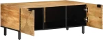 vidaXL Τραπεζάκι σαλονιού καφέ 100x54x40 cm μασίφ ξύλο Mango
