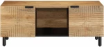 vidaXL Τραπεζάκι σαλονιού καφέ 100x54x40 cm μασίφ ξύλο Mango