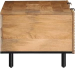 vidaXL Τραπεζάκι σαλονιού καφέ 100x54x40 cm μασίφ ξύλο Mango