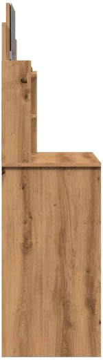 vidaXL Κομοδίνο με καθρέφτη Artisan Oak 96x39x142 cm