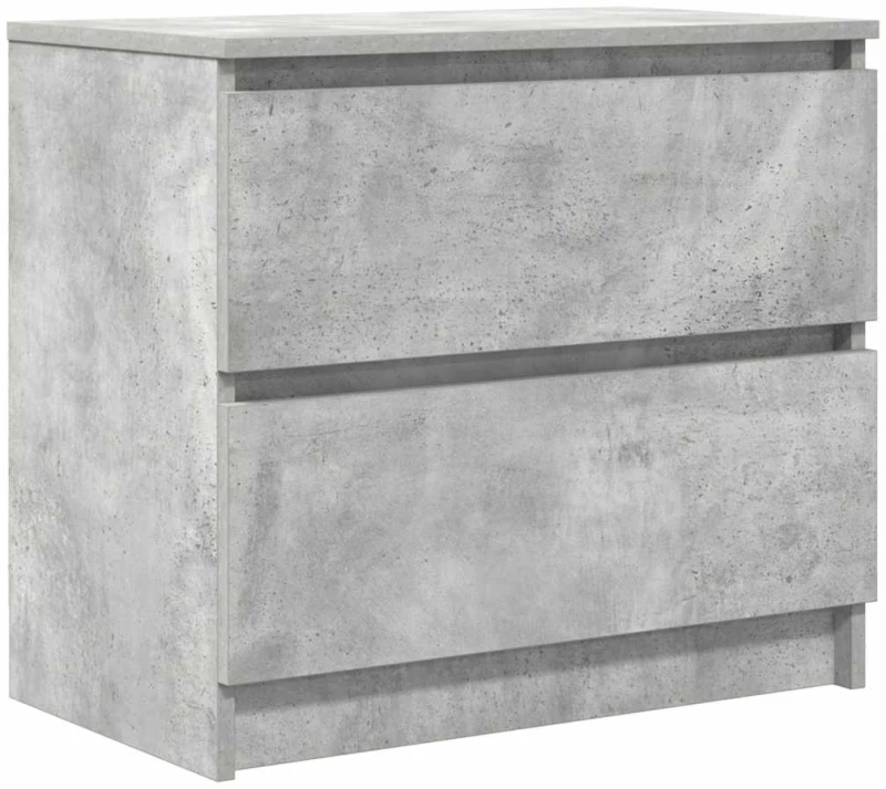 vidaXL Έπιπλο Τηλεόρασης Γκρι Σκυροδέματος 60x35x54 εκ. Επεξεργ. Ξύλο