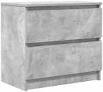 vidaXL Έπιπλο Τηλεόρασης Γκρι Σκυροδέματος 60x35x54 εκ. Επεξεργ. Ξύλο