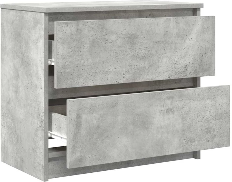 vidaXL Έπιπλο Τηλεόρασης Γκρι Σκυροδέματος 60x35x54 εκ. Επεξεργ. Ξύλο