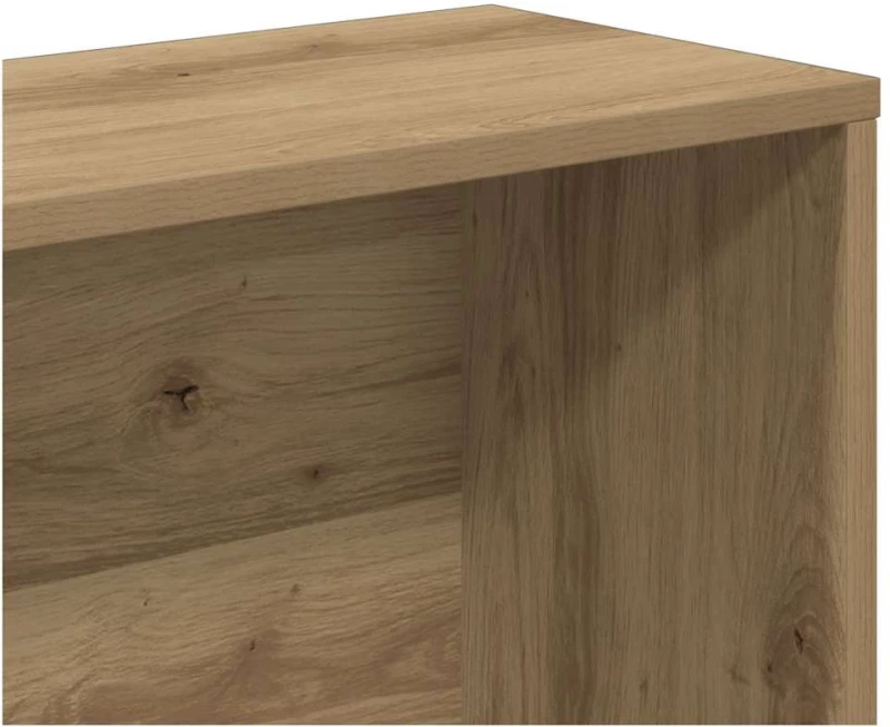 vidaXL Ντουλάπι βιβλίων Artisan Oak 157x24x160 cm Κατασκευασμένο ξύλο