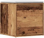 vidaXL Συρτάρι-κουτί παλιό ξύλο 40,5x40x40 cm Ξύλο μηχανής