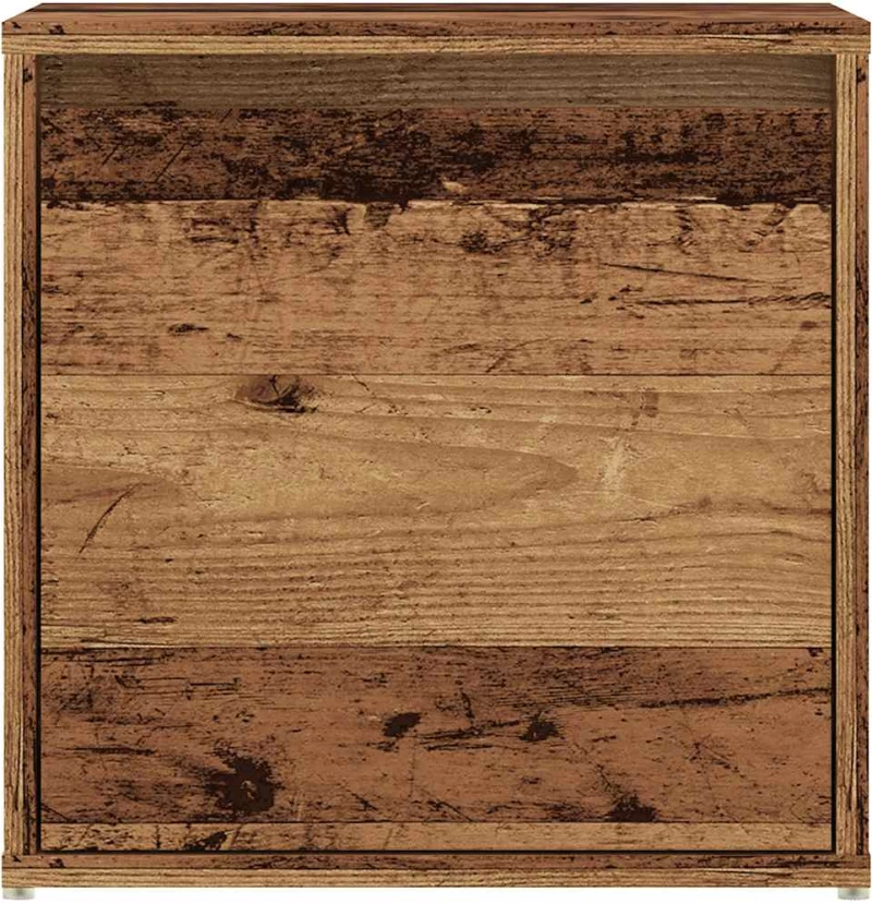 vidaXL Συρτάρι-κουτί παλιό ξύλο 40,5x40x40 cm Ξύλο μηχανής