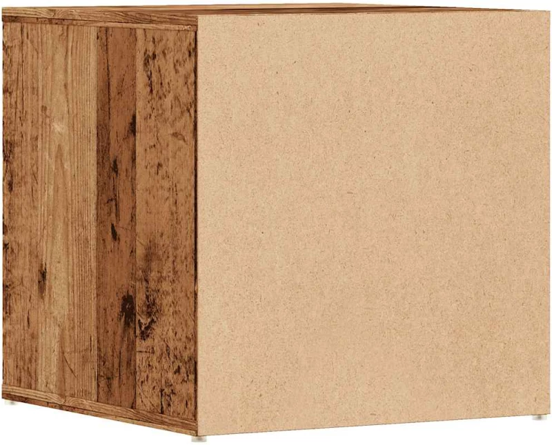 vidaXL Συρτάρι-κουτί παλιό ξύλο 40,5x40x40 cm Ξύλο μηχανής