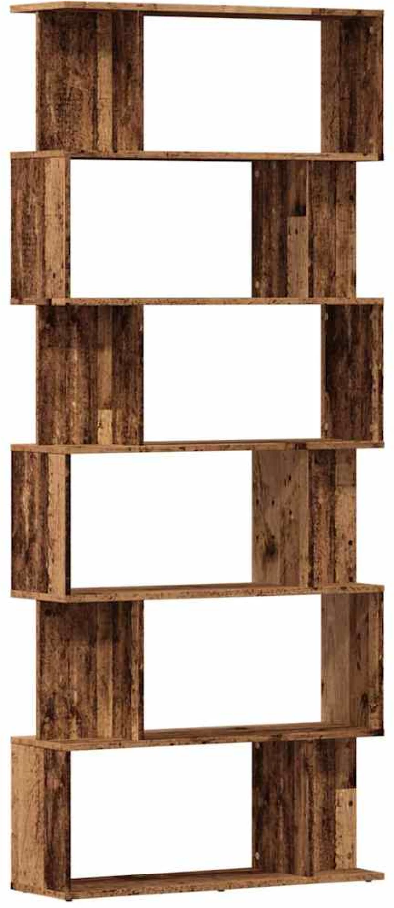 vidaXL Ντουλάπι βιβλίων Παλιό ξύλο 80x24x192 cm Κατασκευασμένο ξύλο