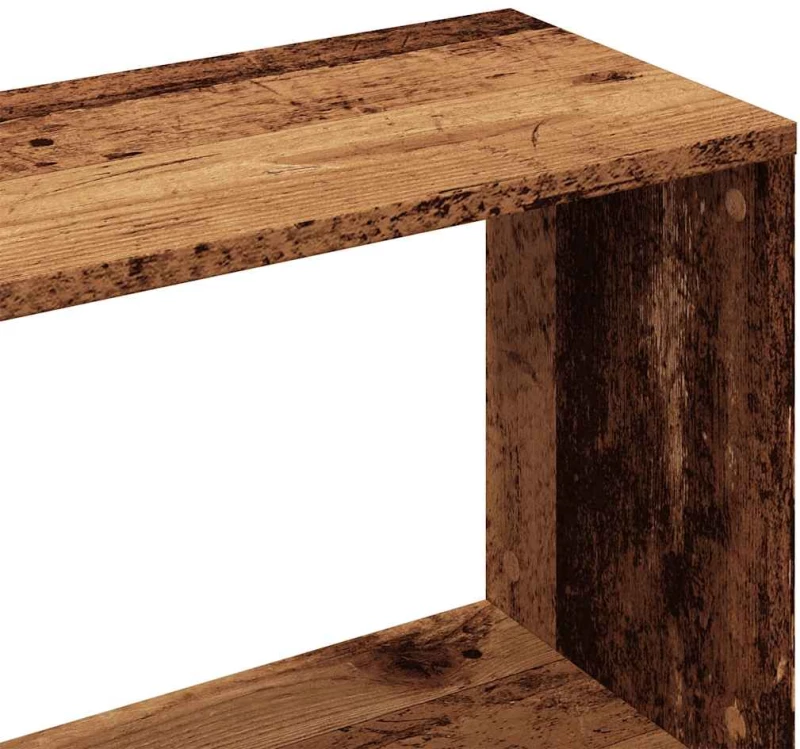 vidaXL Ντουλάπι βιβλίων Παλιό ξύλο 80x24x192 cm Κατασκευασμένο ξύλο